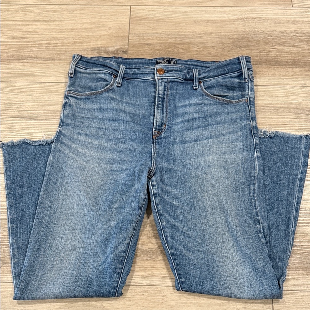 Abercrombie & Fitch Light Blue Straight Leg Jeans
